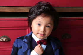 七五三 5歳 男の子 黒を基調とした格式高い1着は川栄李奈コラボ！